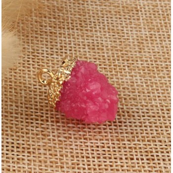2pcs 16mm Irregular Waterdrop Resin Stone Pendants Finding Women Diy Earrings Necklace Charms Handmade Jewelry Accessories F41