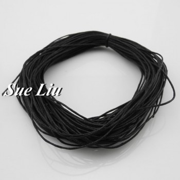 1mm 38-Color Jewelry Making Beading Crafting Macrame Chinese Waxed Cotton Cord Thread - 20YDS each piece
