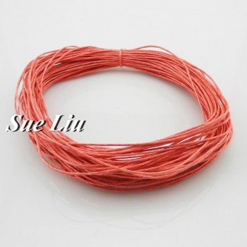 1mm 38-Color Jewelry Making Beading Crafting Macrame Chinese Waxed Cotton Cord Thread - 20YDS each piece