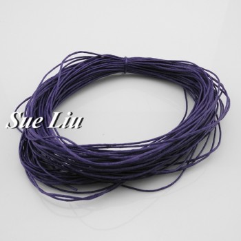 1mm 38-Color Jewelry Making Beading Crafting Macrame Chinese Waxed Cotton Cord Thread - 20YDS each piece