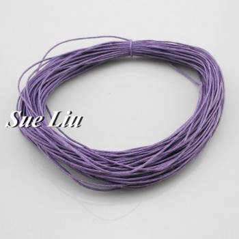 1mm 38-Color Jewelry Making Beading Crafting Macrame Chinese Waxed Cotton Cord Thread - 20YDS each piece