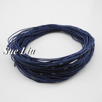 1mm 38-Color Jewelry Making Beading Crafting Macrame Chinese Waxed Cotton Cord Thread - 20YDS each piece