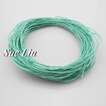 1mm 38-Color Jewelry Making Beading Crafting Macrame Chinese Waxed Cotton Cord Thread - 20YDS each piece