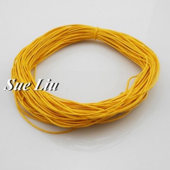 1mm 38-Color Jewelry Making Beading Crafting Macrame Chinese Waxed Cotton Cord Thread - 20YDS each piece
