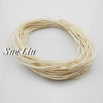 1mm 38-Color Jewelry Making Beading Crafting Macrame Chinese Waxed Cotton Cord Thread - 20YDS each piece
