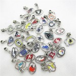 MIX 32pcs/lot America Football charm hanging charm big hole pendant beads charm Diy  bracelet  jewelry dangle charms