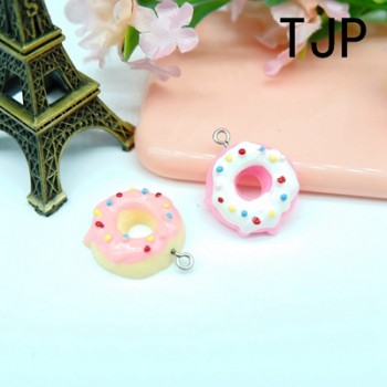 Kawaii Donuts Charms Pendants for DIY  decoration neckalce earring key chain Jewelry Making