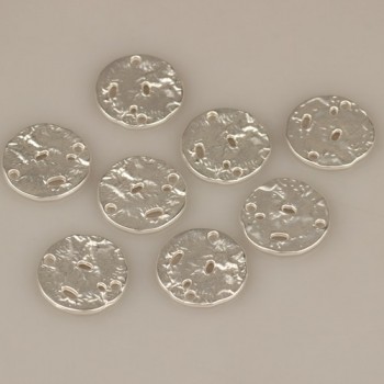 10pcs/lot 20MM Zinc Alloy Gold Silver Round Coin Charms Pendants Connector For DIY Necklace Earrings Jewelry Accessories