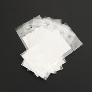 DoreenBeads 100 Sets Ear Hooks Earring Display Cards 9cmx5cm W/ Self Adhesive Bags 15cmx6cm (B18687), yiwu