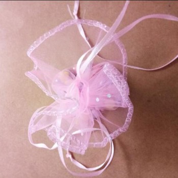 250pcs 26/35 /40cm diameter gauze bag drawstring pouch wedding birthday Christmas candy gift bag display bag Round Organza bag