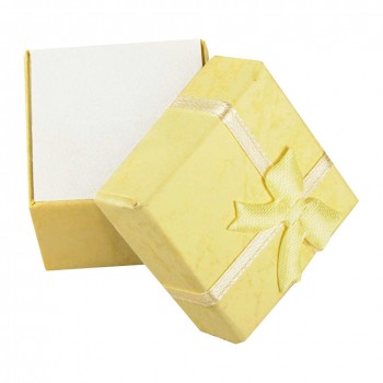 Cheap Sale Bangle Jewelry Ring Earring Watch Present Gift Box Bowknot Square Case Package
