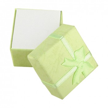 Cheap Sale Bangle Jewelry Ring Earring Watch Present Gift Box Bowknot Square Case Package