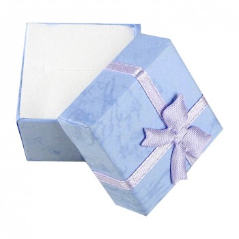 Cheap Sale Bangle Jewelry Ring Earring Watch Present Gift Box Bowknot Square Case Package