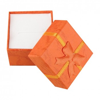 Cheap Sale Bangle Jewelry Ring Earring Watch Present Gift Box Bowknot Square Case Package