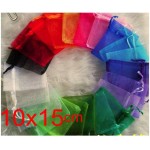 OMH wholesale 50pcs 10x15cm 10color mix chinese Christmas Wedding voile gift bag Organza Bags Jewlery packing Gift Pouches BZ09