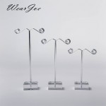 Wholesale Black Clear Acrylic Stud Earring Jewelry Display Rack Stand Organizer Bouches Ornament Holder Hook Hanger Counter Case