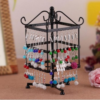 Free shipping 96 Holes Earrings Stud Necklace Jewelry Display Jewllery organization Multifunctional Metal Display Stand Holder