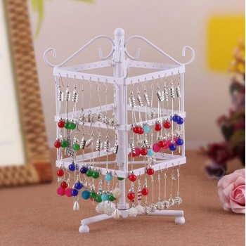 Free shipping 96 Holes Earrings Stud Necklace Jewelry Display Jewllery organization Multifunctional Metal Display Stand Holder
