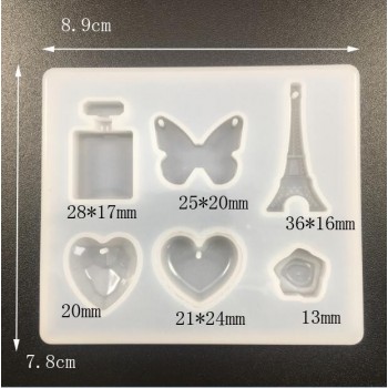 Multi style Pendant Silicone Mold button number letter Resin Silicone Mould handmade DIY Jewelry Making epoxy resin molds
