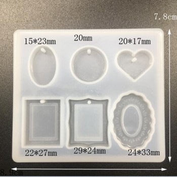 Multi style Pendant Silicone Mold button number letter Resin Silicone Mould handmade DIY Jewelry Making epoxy resin molds