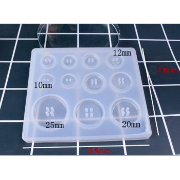 Multi style Pendant Silicone Mold button number letter Resin Silicone Mould handmade DIY Jewelry Making epoxy resin molds