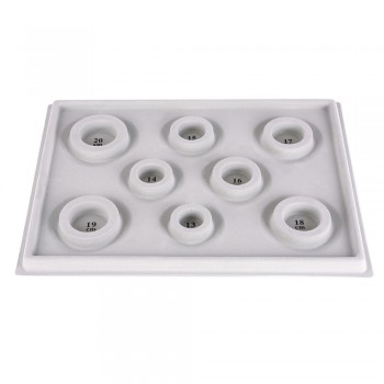 Gray Flocked Bead Board Bracelet Necklace Beading DIY Jewelry Making Organizer Tray Design DIY Craft Tool Accessories