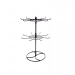 Multifunctional Metal Necklace Chain Bracelet Rotation Holder Jewelry Display Stand Rack Hanger