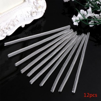 12 Pcs Ring Size Adjuster Insert Guard Tightener Reducer Resizing Fitter Tools   -W128