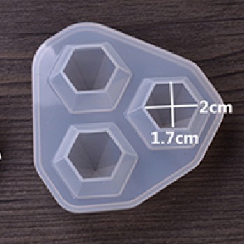 1pcs/lot Silicone Mold Resin Molds For DIY Small Diamond Pendant Pendant Diamond Die Mould DIY for Jewelry