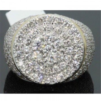 YOBEST 2019 New Silver Rings Women Classic Round Full Pave AAA Cubic Zircon Engagement Wedding Band Ring for Girls