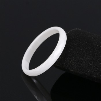 Black amp; White Faceted Ceramic Rings Simple Small Wedding Engagement Rings High Quality Fashion Round Ceramic Rings For Women Men