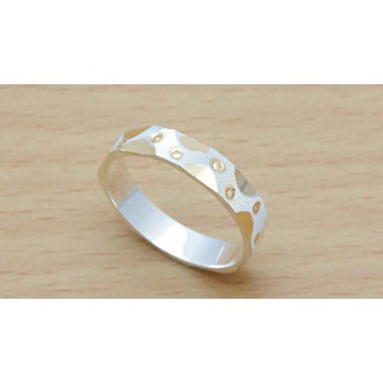 Fashion Classic Wedding Ring Solid 925 Sterling Silver Engagement Ring for Women Sterling Silver Couple Ring Wholesale Jewelry