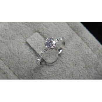 2018 NEW design Fashion Jewelry Luxury Women Engagement ring 925 sterling Silver 5A Zircon Wedding crown Rings