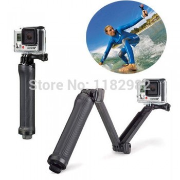 3-Way Monopod Arm Mount Adjustable stand Bracket Handheld Grip 3 Way Tripods For GoPro Hero 7 6 5 4/3+ SJ4000 SJ5000 Xiaomi Yi