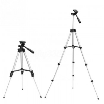 Aluminum Professional Telescopic Camera Tripod Stand Holder For Digital Camera Camcorder Tripod For iPhone Samsung Smart Phone