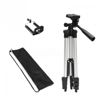 Aluminum Professional Telescopic Camera Tripod Stand Holder For Digital Camera Camcorder Tripod For iPhone Samsung Smart Phone