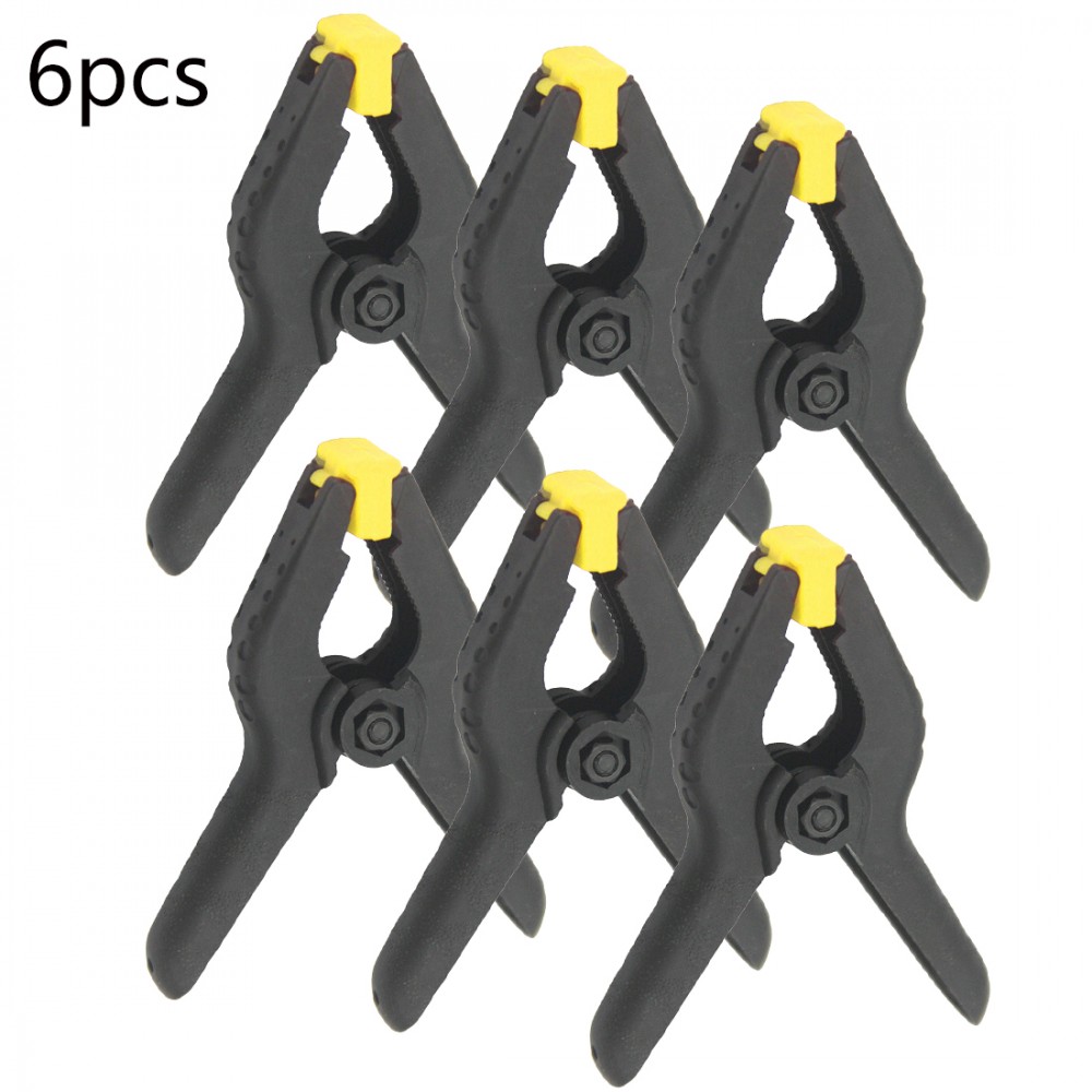 centechia Clamps Clips 6 Pcs 2-inch 7CM Photography Studio Background stand holder Clips Backdrop Clamps Pegs Photo Equipment
