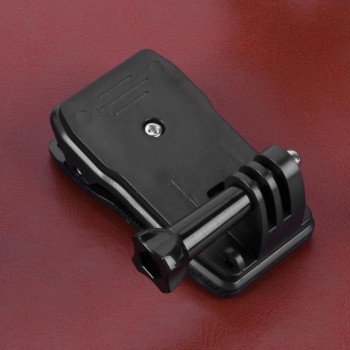 PC Material 360 Degree Rotatable Quick Attach Bag Holder Clip Multi-functional Backpack Clamp with Screw for GoPro 4 3+ 3