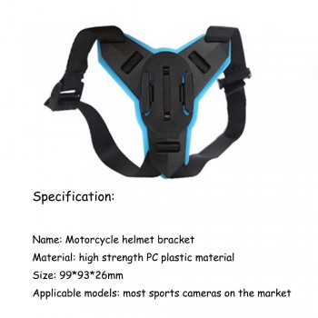 Full Face Helmet Chin Mount Holder for GoPro Hero 6 5 SJCAM Motorcycle Helmet Chin Stand Camera Accessories for Go Pro Hero 5