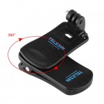 360 Degree Rotary Hat Belt Backpack Clip Clamp Mount For Gopro Hero 4 Session/4/3+/ Hero 3/ Hero 2 Action Camera Accessories