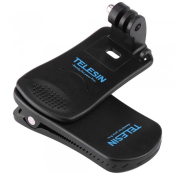 360 Degree Rotary Hat Belt Backpack Clip Clamp Mount For Gopro Hero 4 Session/4/3+/ Hero 3/ Hero 2 Action Camera Accessories