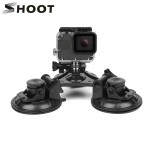 SHOOT Large/Small Size Car Windshield Suction Cup for GoPro Hero 6 5 7 Session Sjcam H9 Yi 4K Action Camera Tripod Holder Mount