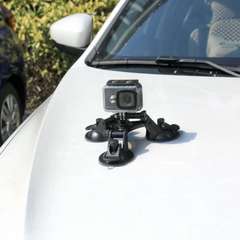 SHOOT Large/Small Size Car Windshield Suction Cup for GoPro Hero 6 5 7 Session Sjcam H9 Yi 4K Action Camera Tripod Holder Mount