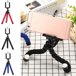 Lensoul Mini Flexible Sponge Octopus Tripod For iPhone For Xiaomi Smartphone Tripod For Gopro Camera Accessory With Phone Clip