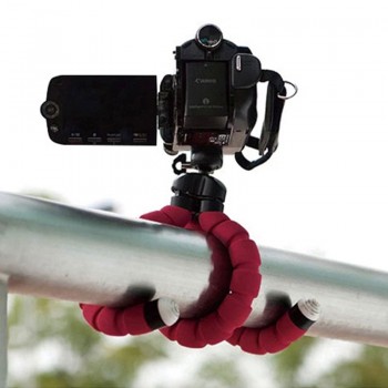 Lensoul Mini Flexible Sponge Octopus Tripod For iPhone For Xiaomi Smartphone Tripod For Gopro Camera Accessory With Phone Clip