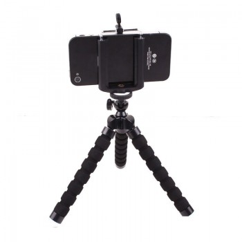 Lensoul Mini Flexible Sponge Octopus Tripod For iPhone For Xiaomi Smartphone Tripod For Gopro Camera Accessory With Phone Clip