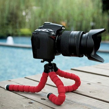 Lensoul Mini Flexible Sponge Octopus Tripod For iPhone For Xiaomi Smartphone Tripod For Gopro Camera Accessory With Phone Clip