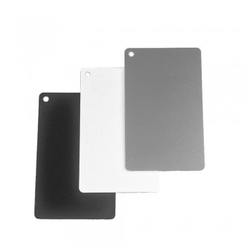 3 In 1 8.5 X 5.5cm White Black 18% Gray Color Balance Cards Digital Grey Card With Neck Strap For DSLR Camera  P0.3