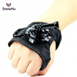Glove Wrist Band 360 Degree Swivel Rotation Hand Strap Belt Tripod Mount For GoPro Hero 7/6/5/4/3+ For Go Pro SJCAM GP127L