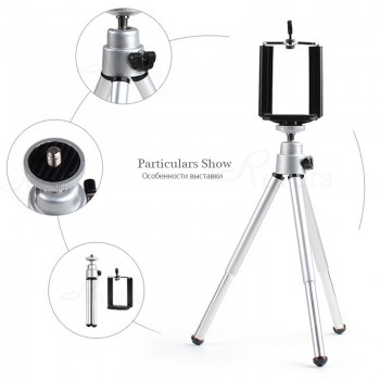 Roreta Mobile Phone mini tripod Stand Bluetooth Remote monopod tripods For mini Digital Camera tripod Phone Desktop Holder